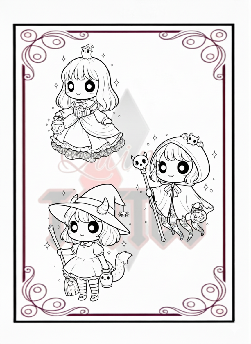 🖤 Flash Tattoo : Les Petites Poupées Gothiques & Kawaii
Succombez au charme du style Creepy-Cute avec cette série de trois flashs exclusifs en noir et blanc. Ces petites poupées aux grands yeux sombres mêlent l'esthétique gothique à la douceur du format