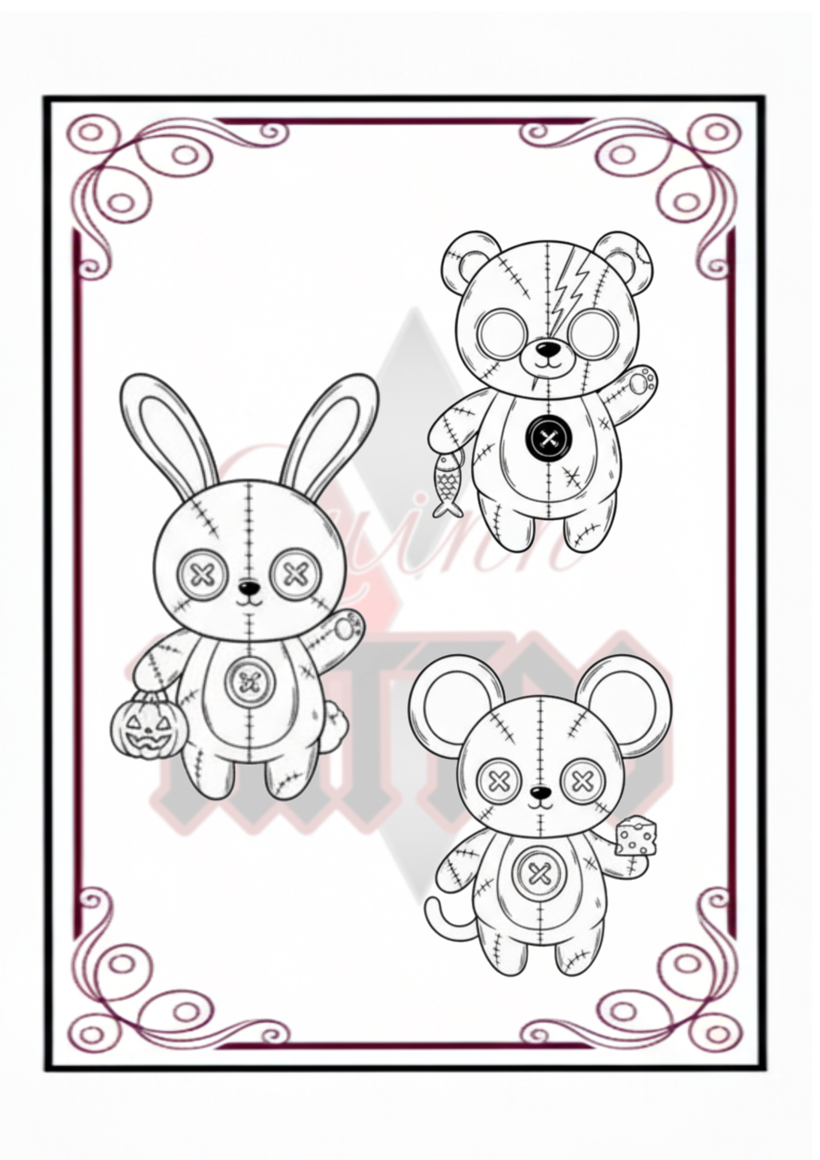 🧶 Flash Tattoo : Les Peluches Vaudou – Style